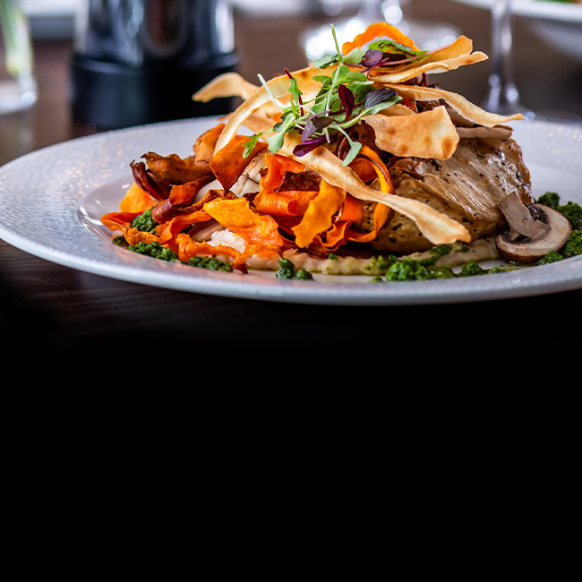 Vegan menu at The Freemasons Arms