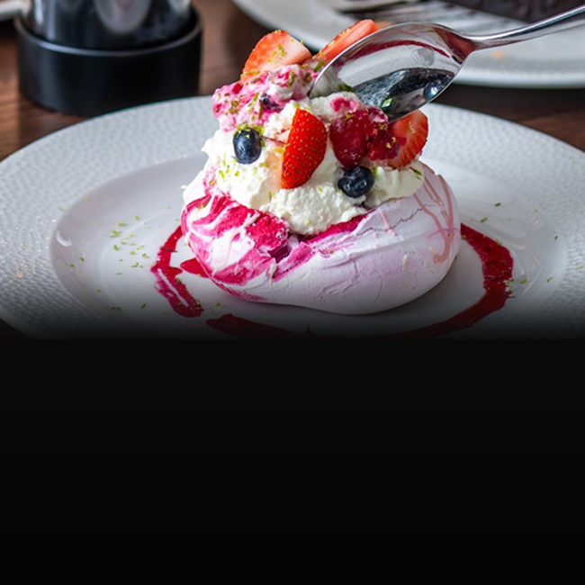 Dessert menu at The Freemasons Arms