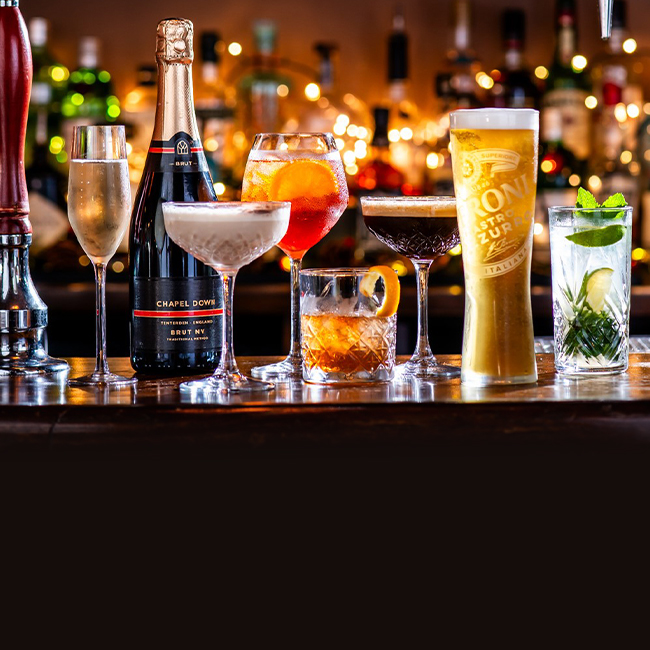 Wine & Drinks menu at The Freemasons Arms