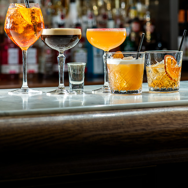 Wine & Drinks menu at The Freemasons Arms