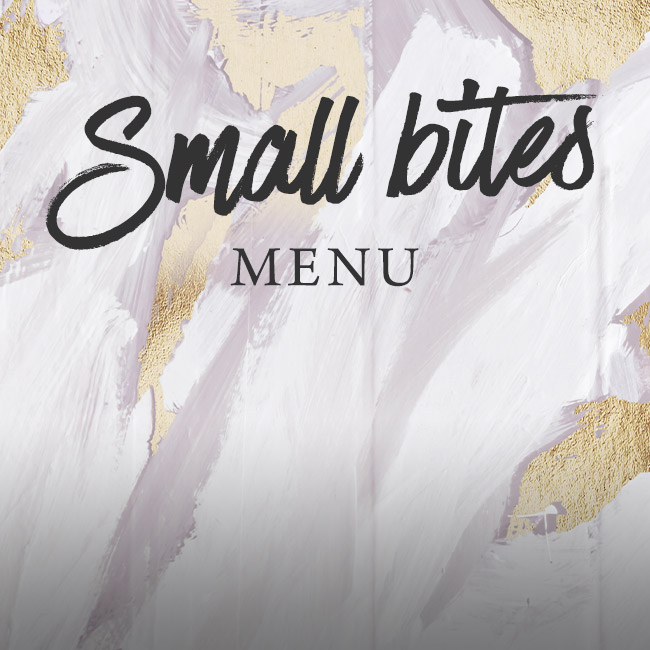 Small Bites menu at The Freemasons Arms 